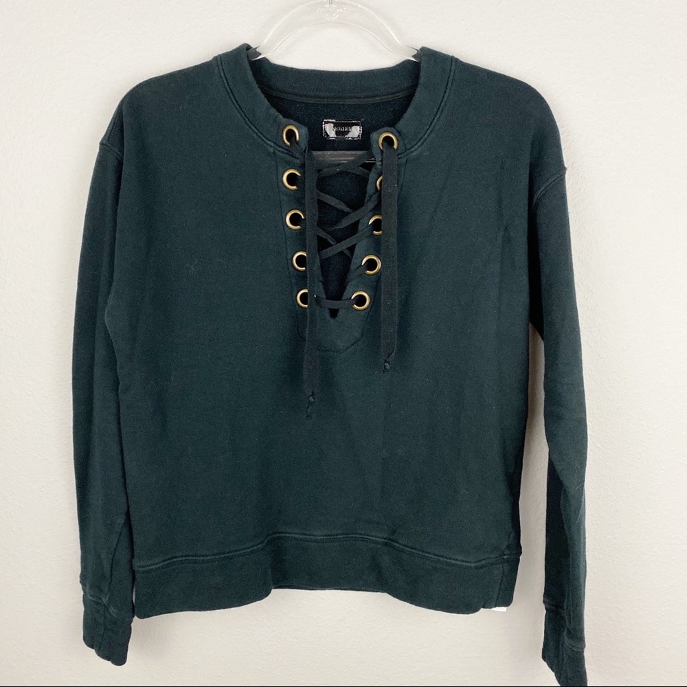Mother • Tie Up Easy Sweater - Picture 2 of 6
